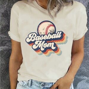 SOLD SHEIN baseball Mom shirt